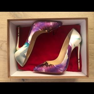 Christian Louboutin Pigalle Follies 120 Maxi Fiori